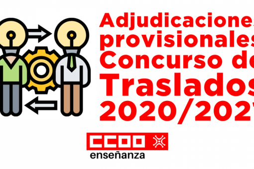 Adjudicaciones provisionales Concurso de Traslados 2020/2021