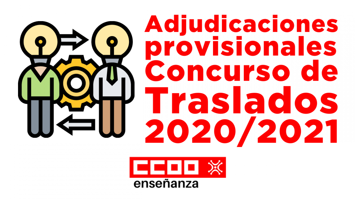 Adjudicaciones provisionales Concurso de Traslados 2020/2021